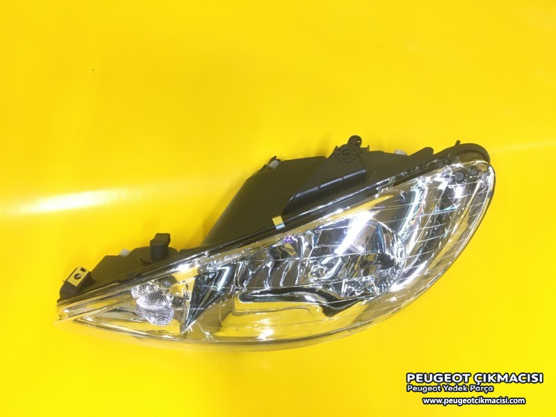 PEUGEOT 206 SOL ÖN FAR ŞEFFAF 