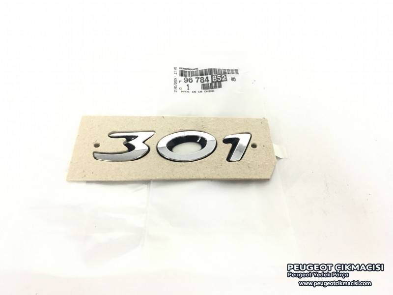 PEUGEOT 301 BAGAJ YAZISI 
