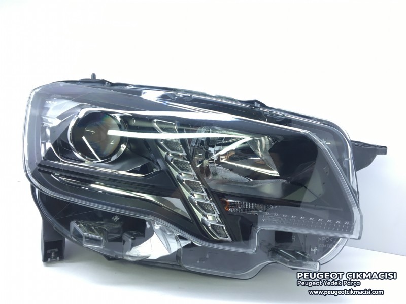 PEUGEOT RİFTER SAĞ ÖN FAR MERCEKLİ LEDLİ 